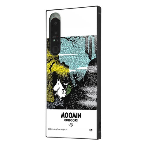Xperia 1 IV SO-51C SOG06 XQ-CT44 A201SO ケース ハードケース ハイブリッド ムーミン 耐衝撃 KAKU OUTDOORS 冒険 カバー ソニー エクスペリア ワ