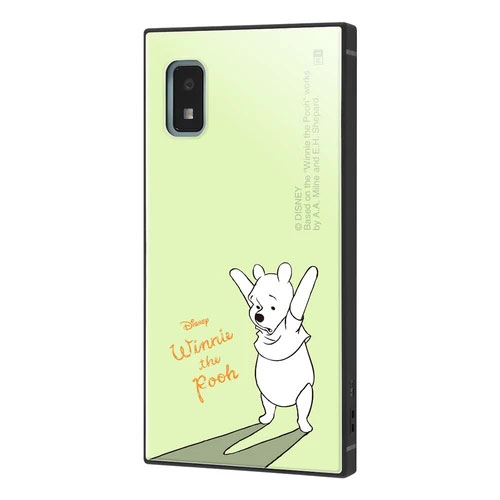 AQUOS wish2 AQUOS wish ケース ハードケース ハイブリッド ディズニー 耐衝撃 KAKU プーさん キミドリ カバー SH-51C SHG08 A204SH SHG06 A103