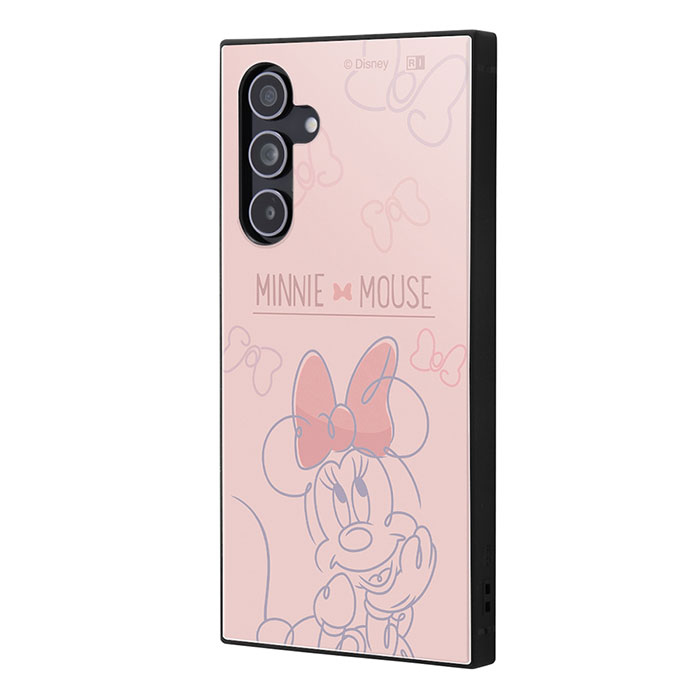 Galaxy A54 5G SC-53D SCG21 ケース ハードケース ハイブリッド ディズニー 耐衝撃 KAKU ミニーマウスとリボン カバー ギャラクシー エーフィフティーフォー ファイブジー
