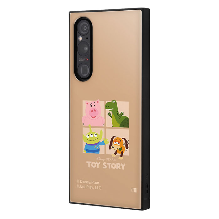 Xperia 1 V SO-51D SOG10 A301SO XQ-DQ44 ケース ハードケース ハイブリッド ディズニー・ピクサー 耐衝撃 KAKU トイ・ストーリー 集合 カバー ソニー エクス