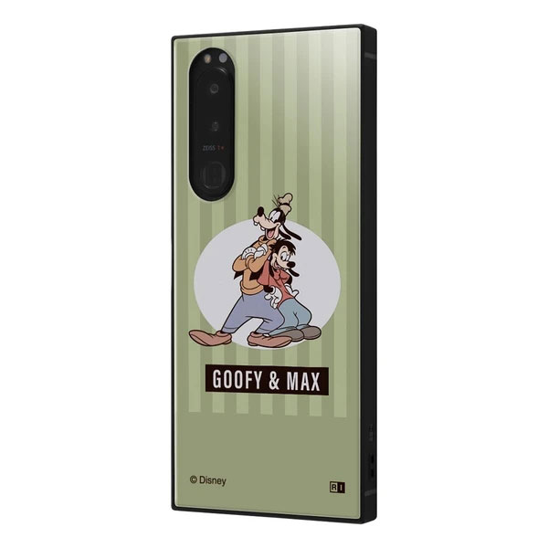 Xperia 5 III SO-53B SOG05 A103SO XQ-BQ42 ケース ハードケース ハイブリッド ディズニー 耐衝撃 KAKU グーフィー＆マックス 80年代 カバー エクスペリア