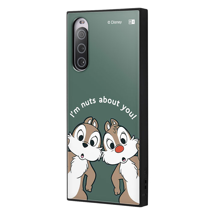 Xperia 10 V SO-52D SOG11 A302SO XQ-DC44 ケース ハードケース ハイブリッド ディズニー 耐衝撃 KAKU チップ＆デール アップ カバー ソニー Xperia 