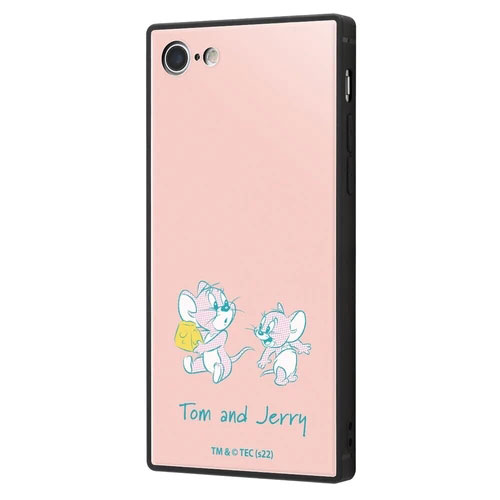 i Phone SE 第3世代 第2世代 SE3 SE2 i Phone 8 7 ケース ハードケース ハイブリッド トムとジェリー 耐衝撃 KAKU ジェリーとタフィー チーズ2 カバー アイフォン