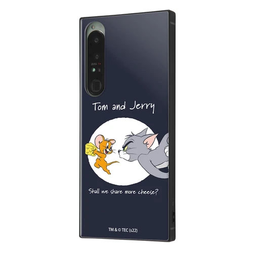 Xperia 1 IV SO-51C SOG06 XQ-CT44 A201SO ケース ハードケース ハイブリッド トムとジェリー 耐衝撃 KAKU トムとジェリー チーズ カバー ソニー エクスペリ