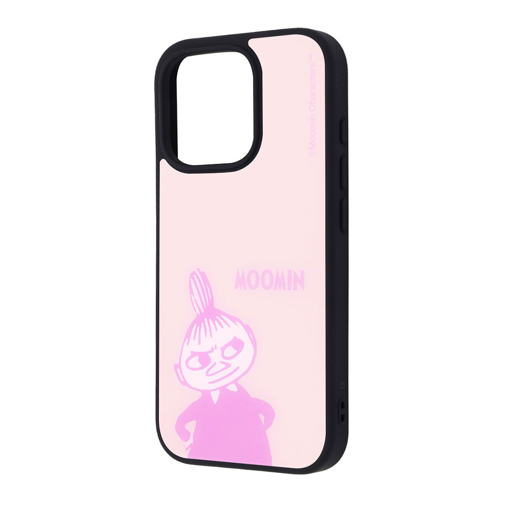 i Phone16Pro ケース ハイブリッド ムーミン maru 衝撃吸収 バンパー リトルミイ ピンク2 カバー アイフォン16プロ i Phone 16 Pro アイホン アイフォン スマホケー