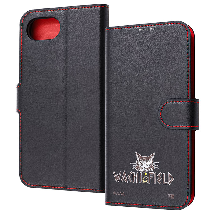 i Phone16e ケース 手帳型 猫のダヤン 衝撃吸収 マグネットベルト シンプル レザー ダヤン WACHIFIELDロゴ カバー アイフォン16e i Phone 16 e 16e アイホン 