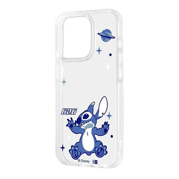 i Phone15 Pro ケース ハードケース ディズニー ハイブリッド Clear Pop スティッチ カバー アイフォン スマホケース (C) Disneyスマホリングとも相性抜群。カメラレンズ