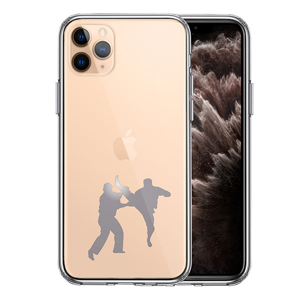 i Phone11 Pro ケース ハードケース クリア カバー 空手 グレー スポーツ クール 武道 空手 大山倍達 とっても人気のスポーツシリーズです！とても人気のクリアケースです。 &s