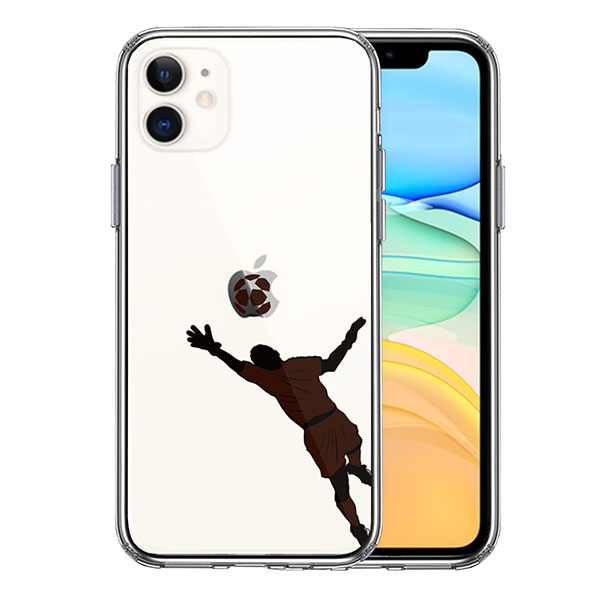 i Phone11 ケース ハードケース クリア カバー サッカー スーパーセーブ スポーツ クール サッカー 蹴球 GK とっても人気のスポーツシリーズです！とても人気のクリアケースです。 &