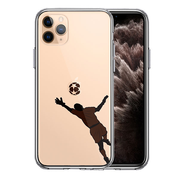 i Phone11 Pro ケース ハードケース クリア カバー サッカー スーパーセーブ スポーツ クール サッカー 蹴球 GK とっても人気のスポーツシリーズです！とても人気のクリアケースです。 