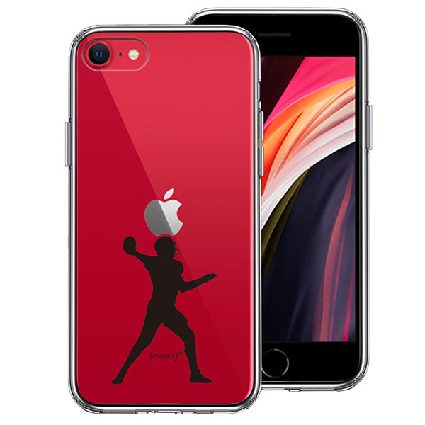 i Phone SE 第3世代 第2世代 SE3 SE2 ケース ハードケース ハイブリッド クリア クォーターバック カバー アイフォン スマホケース スポーツ クール NFL アメフト フットボー