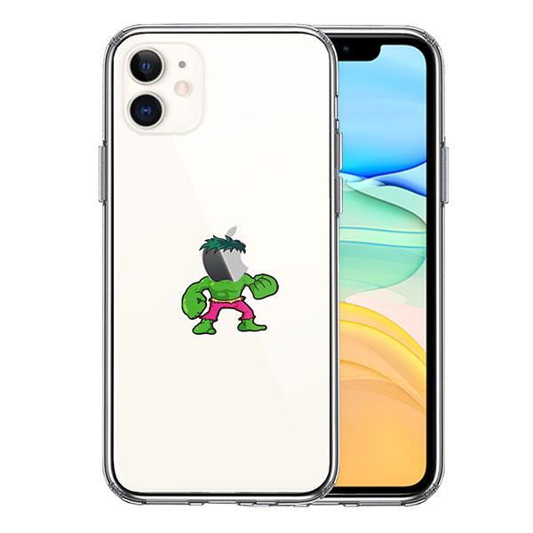 i Phone11 ケース ハードケース ハイブリッド クリア 映画パロディ 超人 カバー アイフォン スマホケース 映画 ハルク 可愛い ディフォルメ パロ 映画パロディシリーズの登場です。とても人