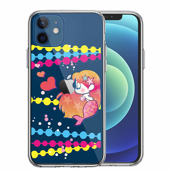 iPhone12mini ケース ハードケース ハイブリッド クリア Young mermaid 2 カバー アイホン アイフォン スマホケース