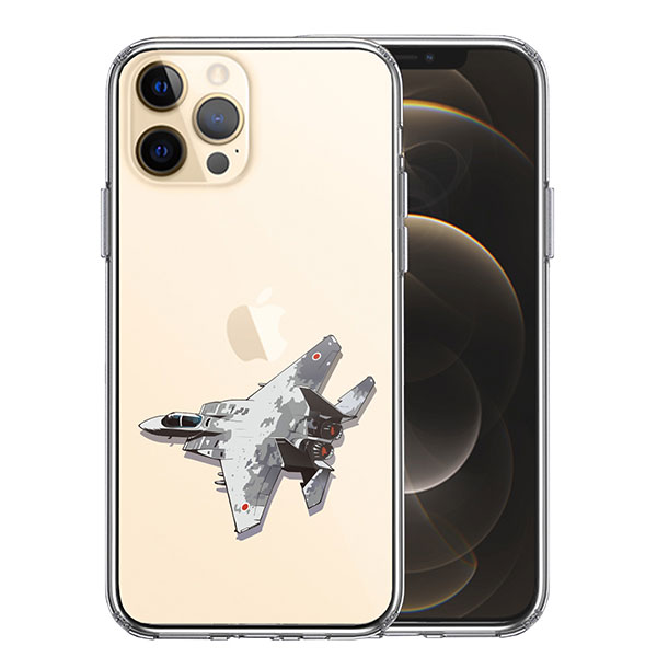 iPhone12 iPhone12Pro ケース ハードケース ハイブリッド クリア 航空自衛隊 F-15J アグレッサー1 カバー アイホン アイフォン スマホケ