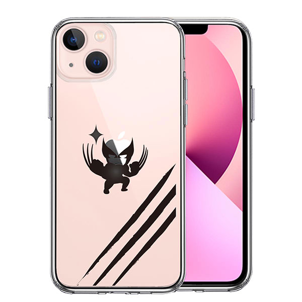 i Phone13mini ケース ハードケース ハイブリッド クリア 映画パロディ ヒーロー カバー アイホン アイフォン スマホケース ソフト素材（側面）とハード素材（背面）を使用したハイブリッド