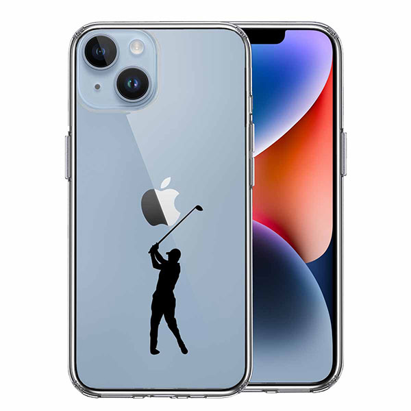 iPhone14 iPhone14Plus ケース ハードケース ハイブリッド クリア ゴルフ カバー アイホン アイフォン スマホケース